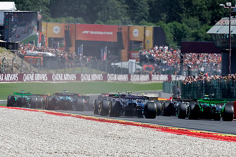 F1 GP at the Spa-Francorchamps racetrack in Spa, Belgium